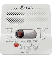 Photo 1 of AT&T (1740WH) Digital Answering System with Time and Day Stamp, White