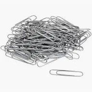 Photo 1 of Officemate Premium #1 Paper Clips, 1,000 Paper Clips (8 Boxes of 100 Each) (99916) , Silver