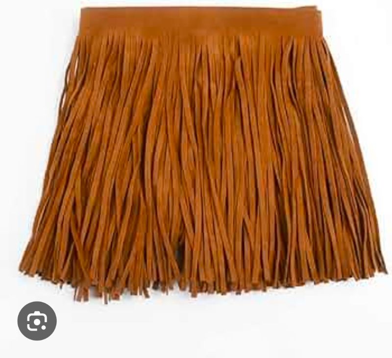 Photo 1 of 2 METERS 6 INCH WIDE DOUBLE FACED VELVET FRINGE TRIM