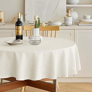 Photo 1 of SMALL ROUND TABLE CLOTH IVORY 24 TO 48 inches