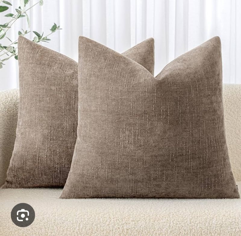 Photo 1 of SET OF 2 CUSHION COVER NO INSERT 25X25