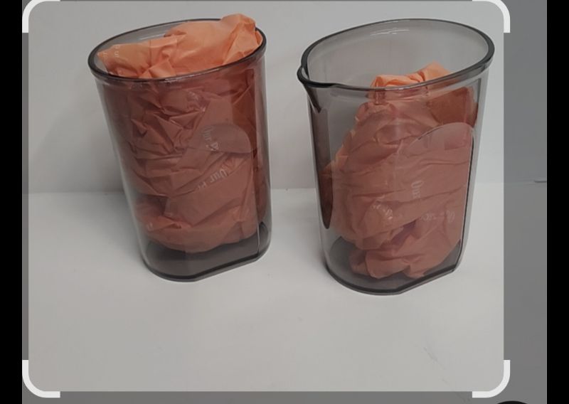 Photo 1 of 2 PIECE PLASTIC MIXING MEASUREMENTS CUPS