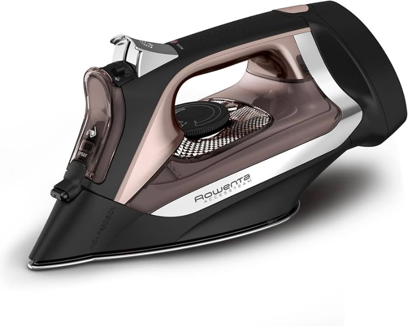 Photo 1 of Rowenta AccessSteam Cordreel Steam Iron for Clothes, Anti-Drip Protection, Clothes Iron with Steamer, DW2459U1
