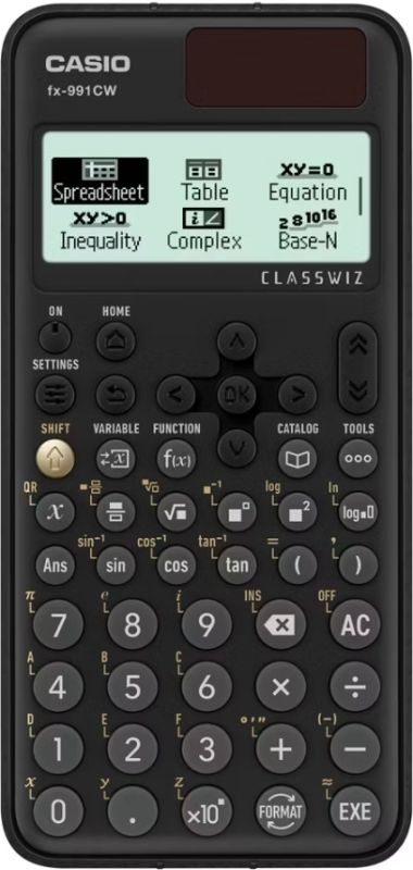 Photo 1 of CASIO FX-991CW ADVANCED SCIENTIFIC CALCULATOR APPROVED FOR AP CALCULUS SAT II