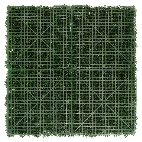 Photo 1 of Golden Select American Boxwood Artificial Hedge Panel with Lights, 4-pack
Dimensions (L × W × H/D) Per unit:  20x20×2 in each