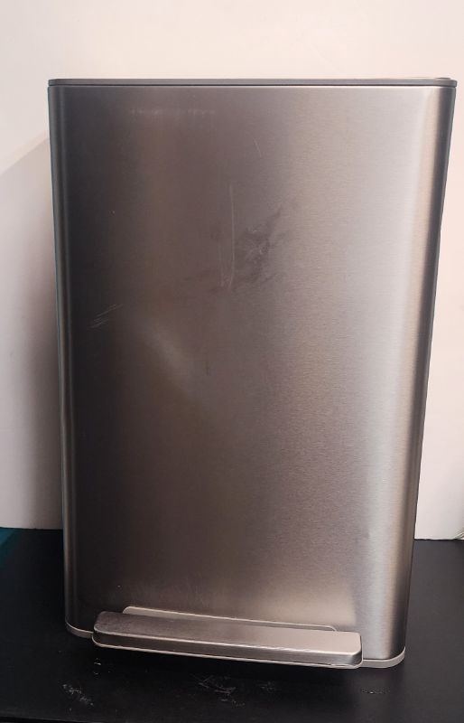 Photo 1 of 13 gallon Stainless Steel Kohler Step Trashcans-Rectangle or Semi-Round Kitchen Trashcan