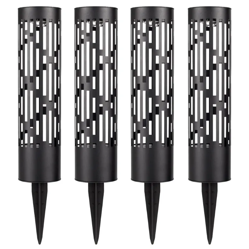 Photo 1 of Solar Bollard Lights, 4-pack