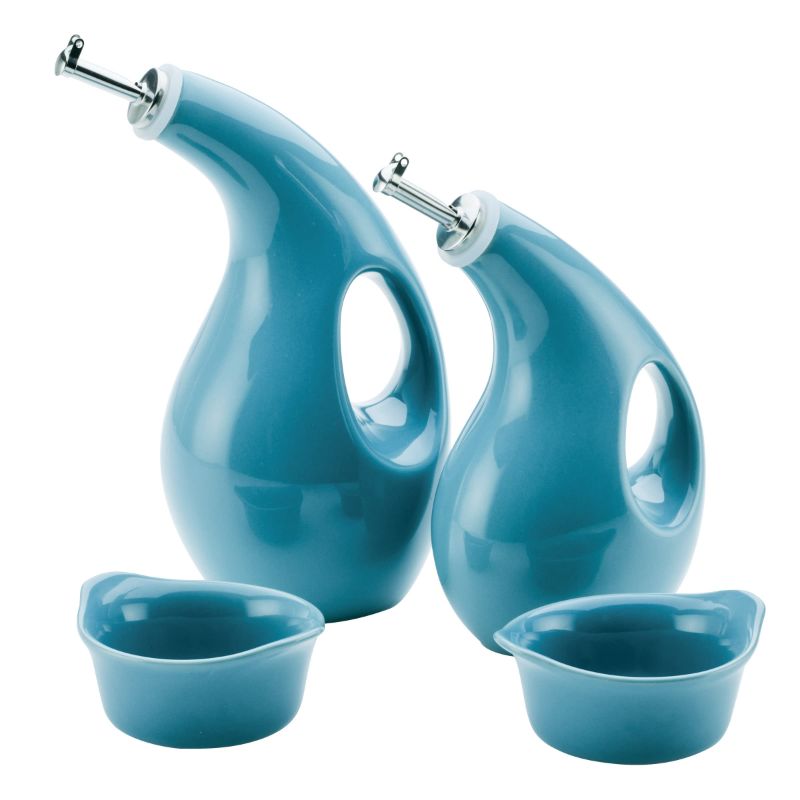 Photo 1 of Rachael Ray Serveware Ceramics EVOO and Ramekin Dipper Set, ONLY OIL DISPENSER