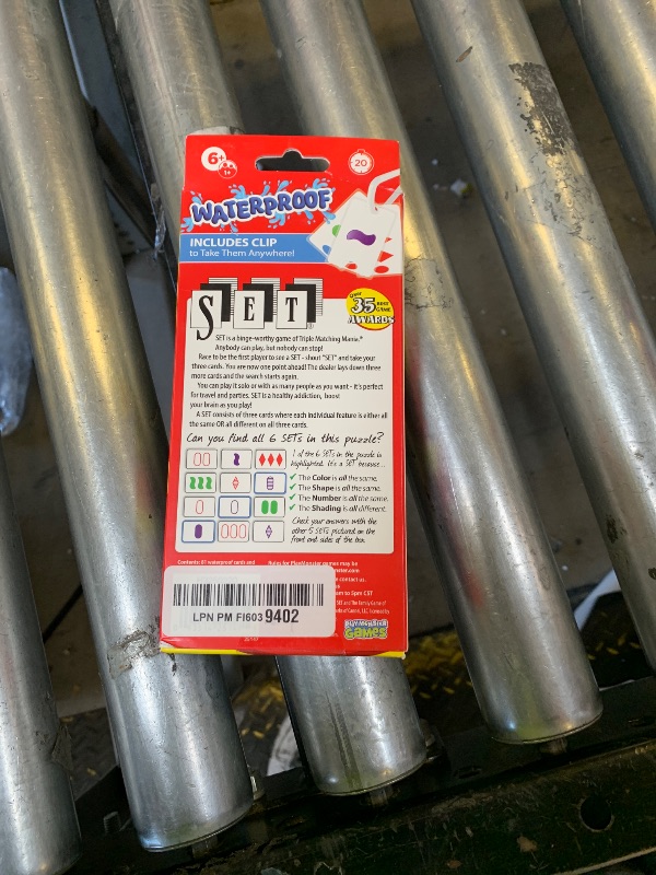 Photo 1 of  SET Waterproof Card Game. 