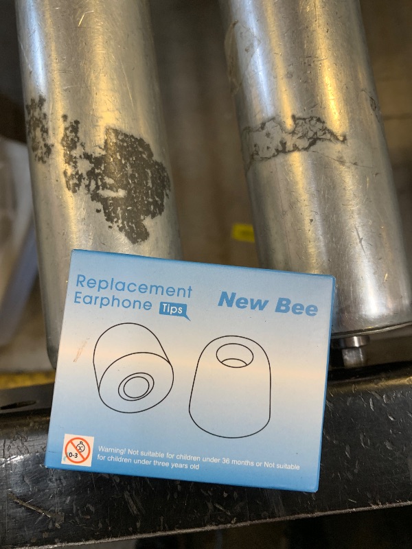 Photo 1 of [6 Pairs] Earphone Tips New bee 12pcs Replacement Earbud Tips Blocking Out Ambient Noise Memory Foam Earbuds Inner 4.9mm for in-Ear Headphones with 5mm-7mm Tips (Black, S/M/L)