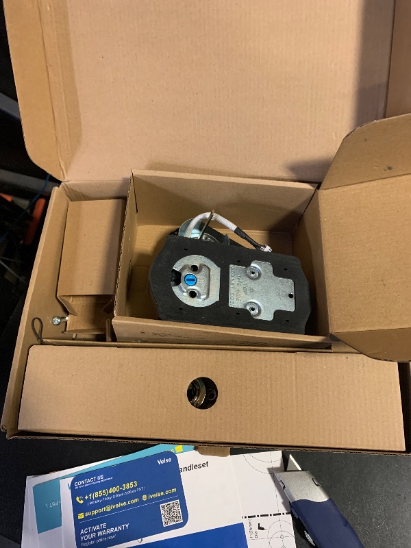 Photo 1 of Veise VE017G-H Wi-Fi Smart Fingerprint Front Door Lock Set, Remote App Control, Keyless Entry Deadbolt with Handle, Backlit Keypad, IP55 Weatherproof, Auto Lock, Easy to Install, Satin Nickel