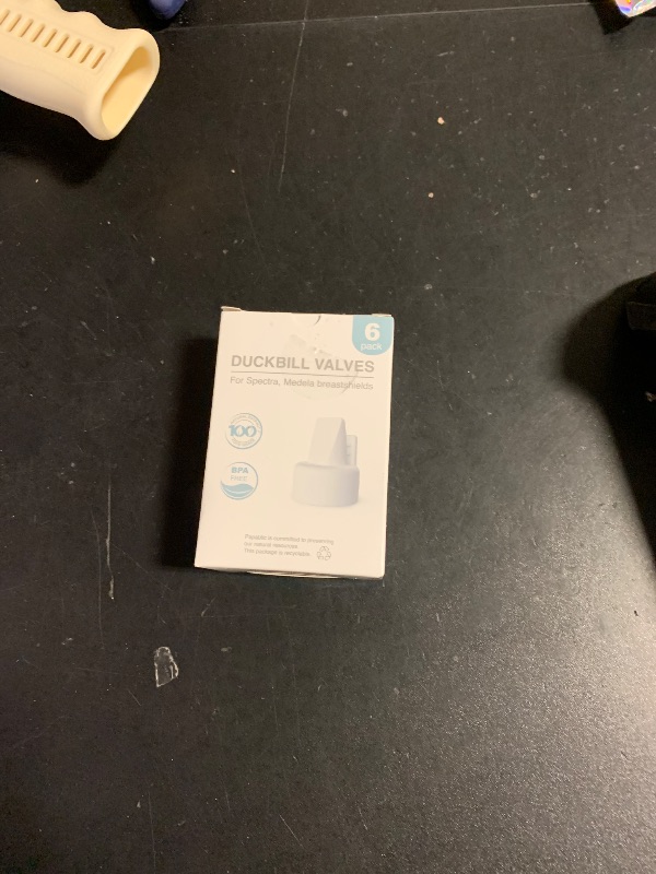 Photo 1 of [6-Count] Papablic Duckbill Valves for Spectra and Medela, Replaceable Duckbill Valves for Spectra S1 Spectra S2 valves and Medela Pump in Style, BPA/DEHP Free White