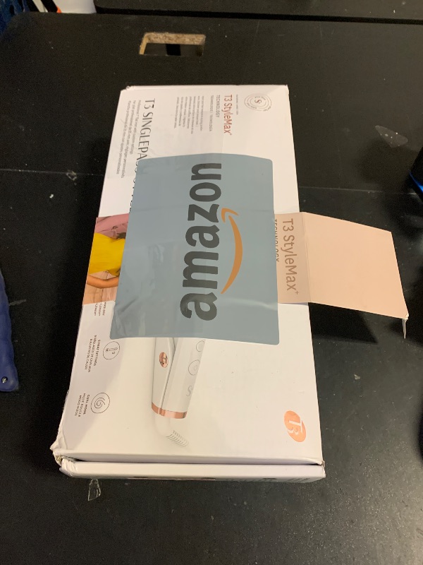 Photo 1 of T3 SinglePass StyleMax Professional 1" Ceramic Flat Iron with Custom Heat Automation, 9 Heat Settings, Longer Ceramic Plates, For Straightening, Waving, Curling & Styling