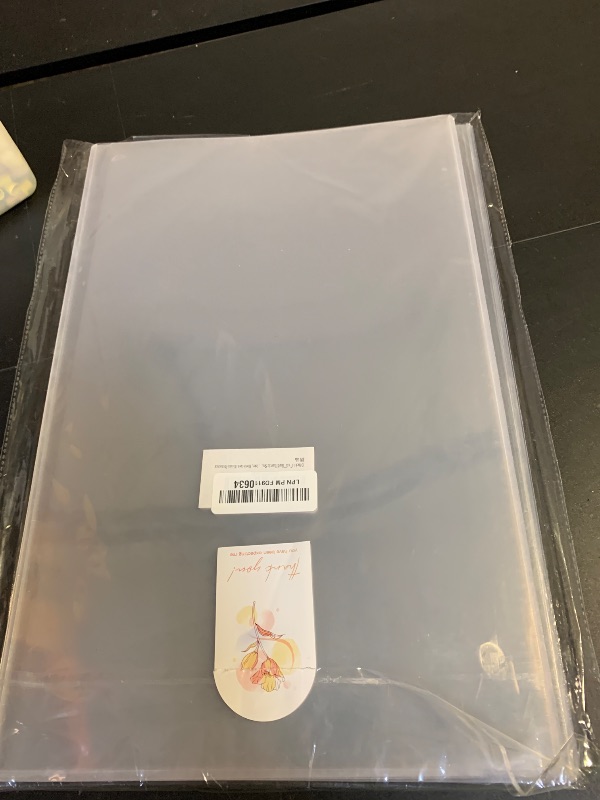 Photo 1 of 10 Pack 11" x17" Hard Plastics Sheet Protector, Rigid Print Protectors, Clear Waterproof Protectors, Paper Sleeves Photo Plastic Sleeves Hard Plastic Document Holder, Birth Certificate Protector