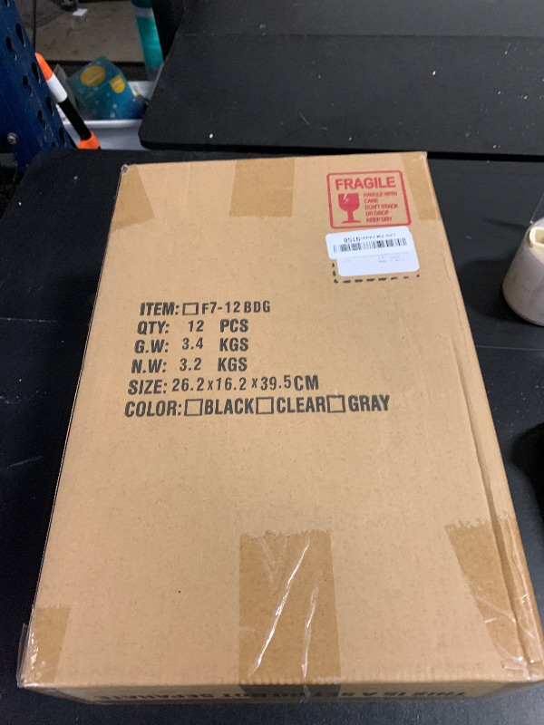 Photo 1 of 12 Pack Middle Organizers and Storage, Pantry Organization and Storage Bins, Cabinet Organizer, Clear Plastic Storage Containers with Handle?Acrylic Storage Bins for Cabinet, Fridge