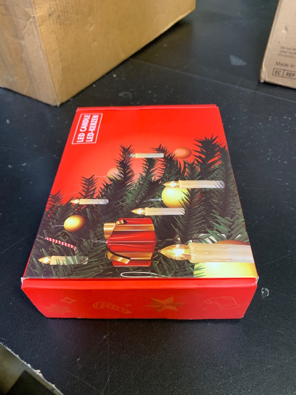 Photo 1 of 12 PCS LED Window Flameless Taper Candle,Battery Operated Flickering Candle Lights, with Remote Timer Function, Ideal for Indoor and Outdoor Christmas Tree Candles Garden Wedding Harry Potter