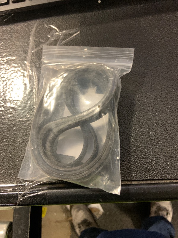 Photo 1 of 2 PCS WH01X24697 Washer Drive Belt Fit for GE Washing Machine, Replace AP6037512, 4585709, PS11767488, for Home and Commercial Washers