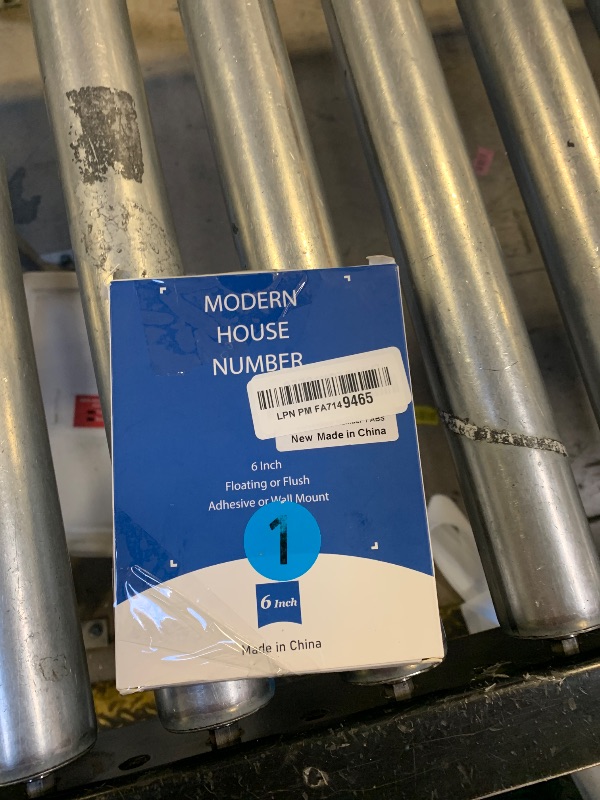 Photo 1 of 6 Inch Self-adhesive House Numbers, Modern Floating Address Numbers, Adhesive house numbers outside - Easy to Install, Weatherproof No Rust Black Door Number for House Office Hotel Apartments (1)