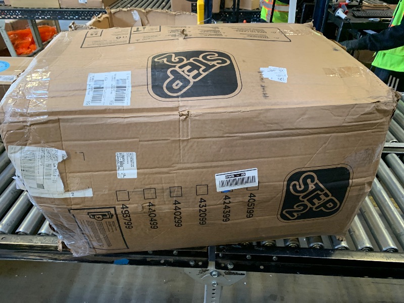 Photo 1 of Step2 Up & Down Roller Coaster Kids Ride On Toy, Push Car, Indoor/Outdoor Playset, Made of Durable Plastic, Max Weight 50 lbs., for Toddlers 2-5 Years Old, Gray & Blue
