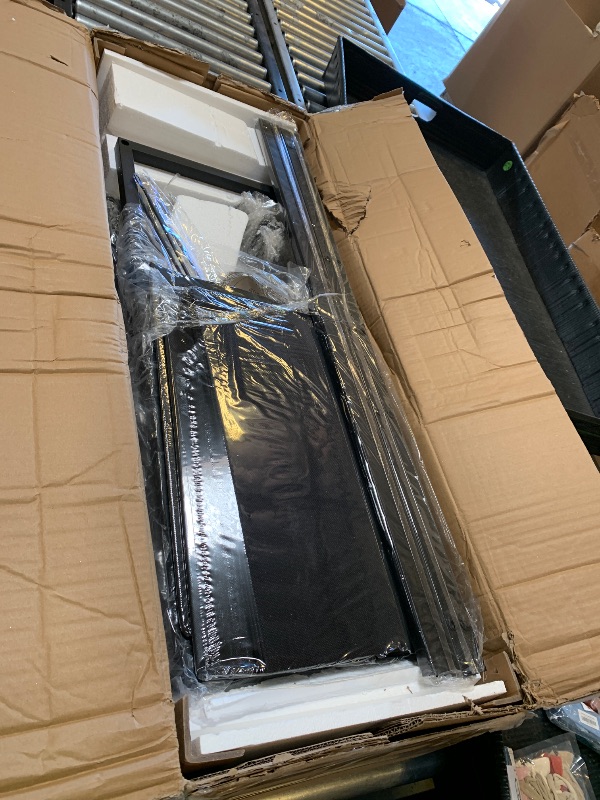 Photo 1 of Naima Premium Fabric Dresser - Strong Metal Frame, 10 Spacious Sag-Proof Drawers with Sleek Metal Handles - Premium & Durable Storage Solution for Your Home (Black)