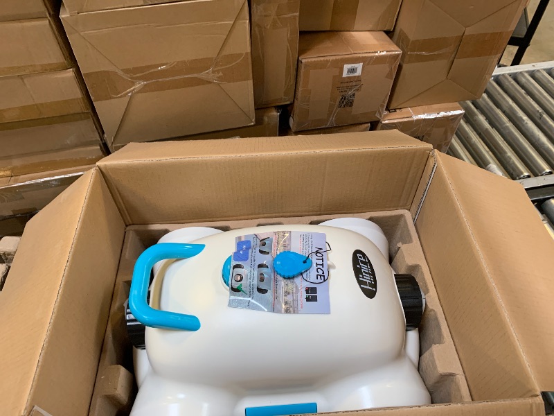Photo 1 of Hinice Cordless Robotic Pool Cleaner,Automatic Pool Vacuum Robot for In-Ground/Above Ground Pools,150 Min Runtime, IPX8 Waterproof, 2200 Sq Ft Coverage (White)