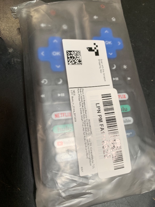 Photo 1 of (Pack of 2) Replacement Remote Control Only for Roku TV, Compatible for TCL Roku/Hisense Roku/Onn Roku/Sharp Roku/Element Roku/Westinghouse Roku/Philips Roku Smart TVs (Not for Roku Stick and Box)