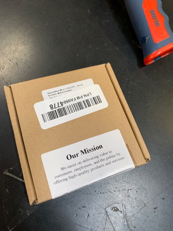 Photo 1 of #4 x 1-1/4" (100 Pack) Stainless Steel Pan Head Self Tapping Screws, 304 SS (18-8) Black Coated, Phillips Drive Round Head Corrosion Resistant Screws for Wood & Sheet Metal