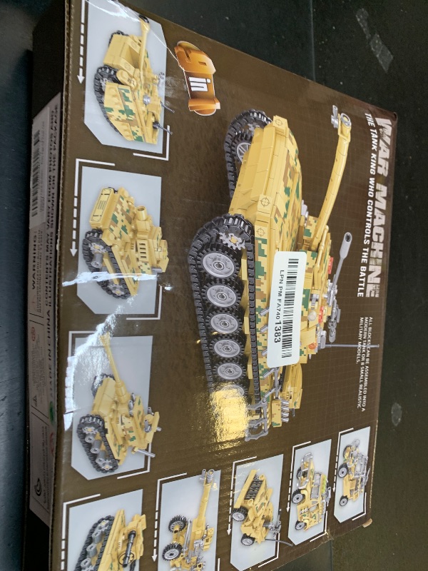 Photo 1 of 1176-Piece Military Tank Building Blocks Set Compatible with Lego, Create A Large Army Tank or 8 Sets of Military Models, Great Army Toys Gifts for Boys Kids Age 6+ Year Old