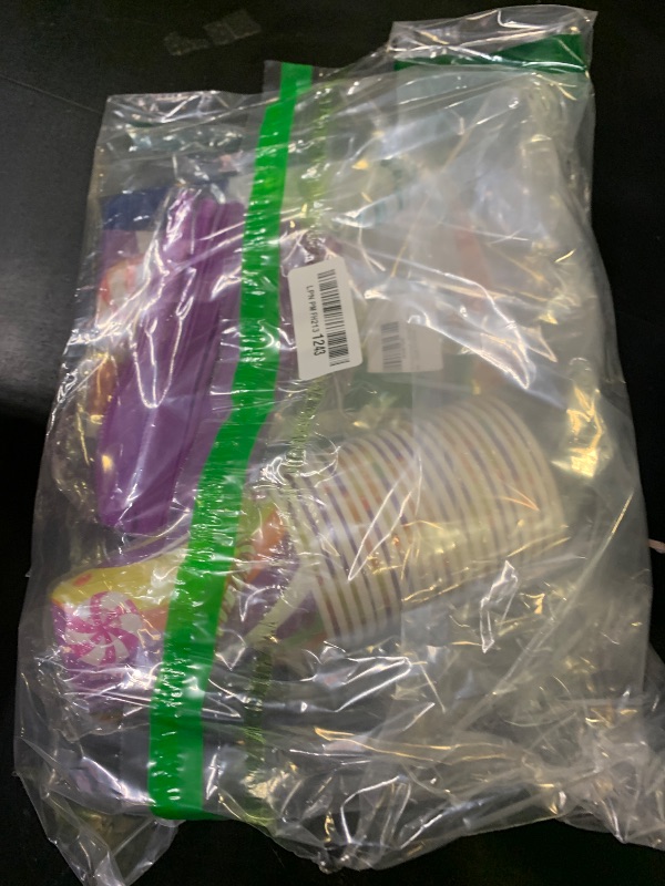 Photo 1 of 141Pcs Chocolate Candy Birthday Decorations Plate Include Plates-Napkins-Cups-Forks-Knives and Tablecloth for Kids Birthday Party Supplies