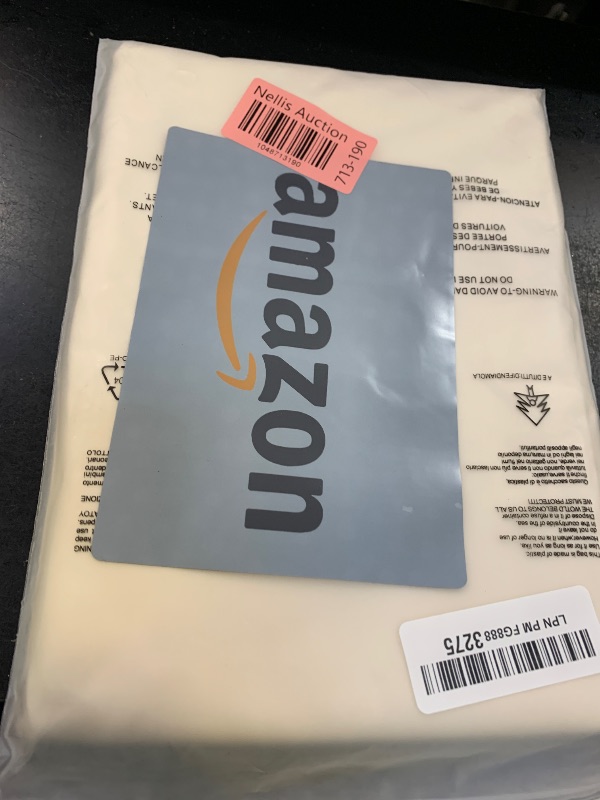 Photo 1 of 100% Cotton Standard Pillowcases Set of 2, Deep Dream 600 Thread Count Pillow Cases, 20x26 Inches, Super Soft and Breathable Envelope Closure (Cream)