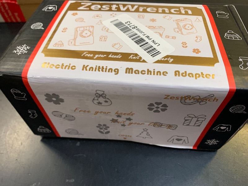 Photo 1 of [2025 Upgraded] zestwrench Electric Knitting Machine Adapter for Sentro Knitting Machine 48-Needle, LCD Panel & Row Counter, Flat/Circular Dual Mode, Variable Speed Motor Accessories