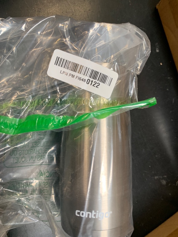 Photo 1 of Contigo West Loop Stainless Steel Travel Mug with AUTOSEAL Lid, 16oz., Stainless Steel/Black