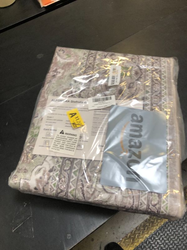 Photo 1 of Goideal Washable Rug 4x6, Sage Green Area Rugs Non Slip, Indoor Low Pile Carpet with Rubber Backing for Living Room Kitchen Bathroom Entryway Office Bedroom