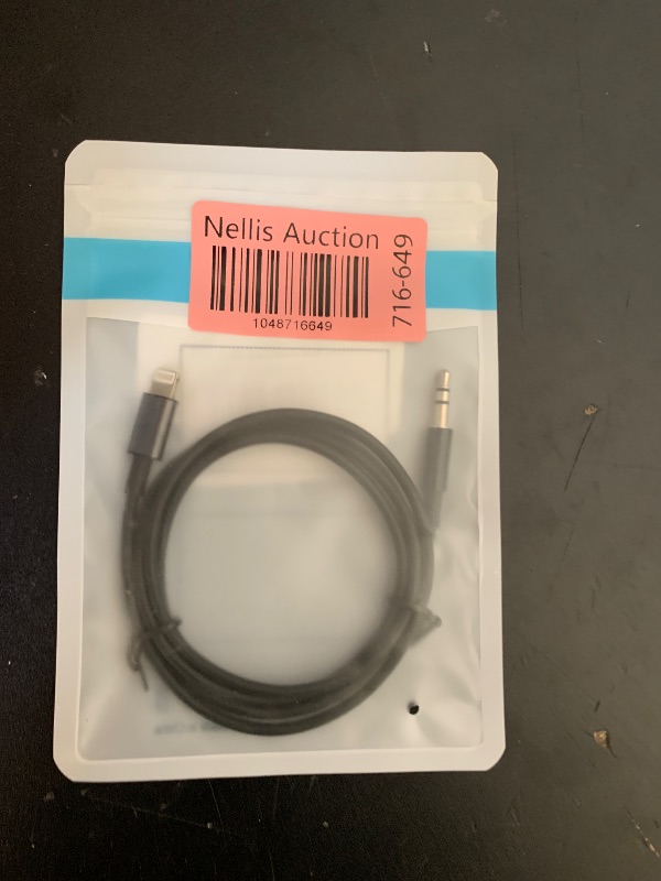 Photo 1 of (Apple MFi Certified) iPhone AUX Cord,Lightning to 1/8 Inch Audio Cable,3.3ft, Headphone Jack Adapter Male Aux Stereo Audio Cable Compatible for iPhone 14/13/12/11/XR/X/8/7 (Black)