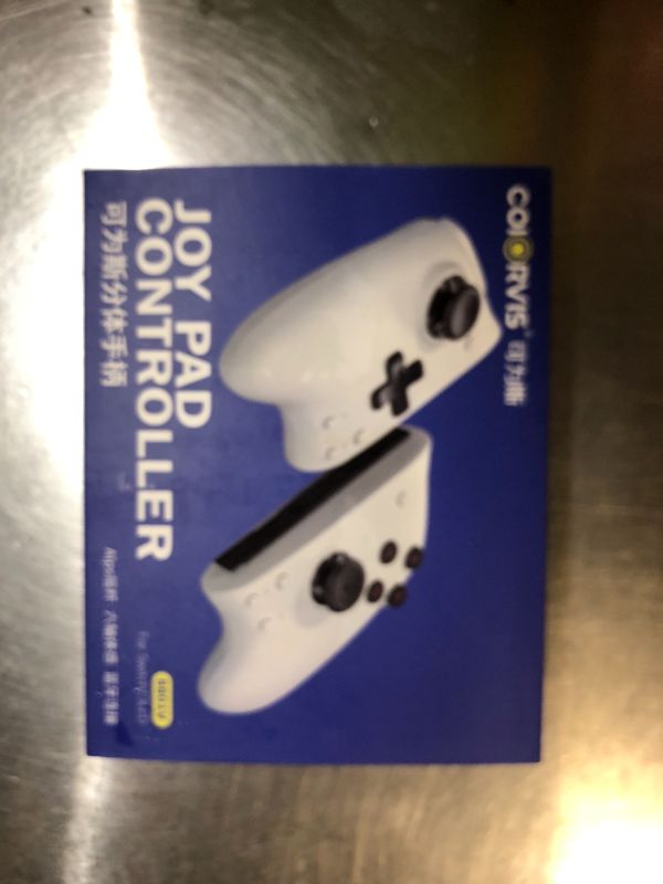 Photo 1 of COIORVIS Wireless Joypad Controller Compatible with Switch,OLED,IOS16, Replacement for Switch Joy Con,4 Mechanical Buttons, Support Six-axis Body Sensing [nintendo_switch]…