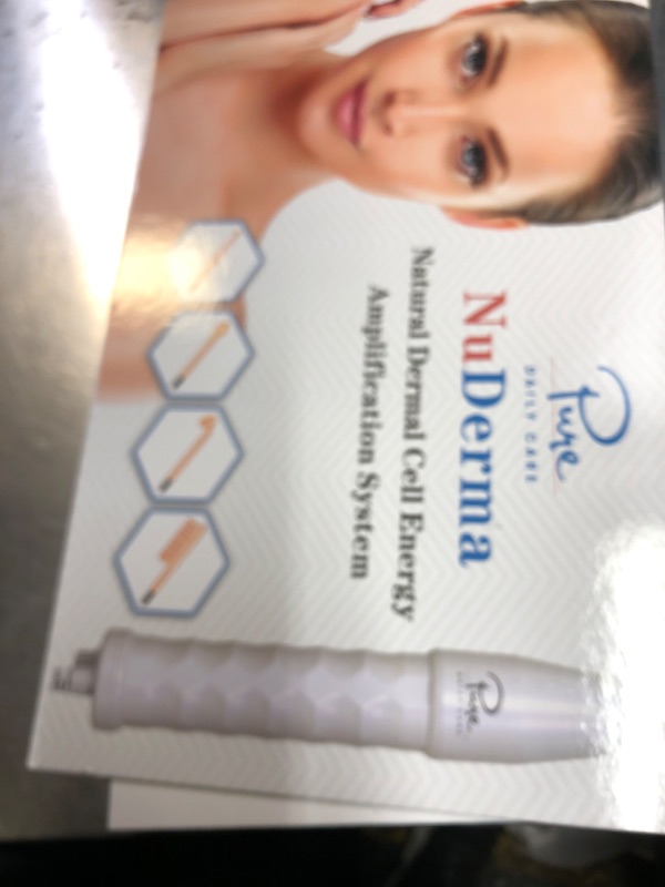 Photo 1 of Pure Daily Care NuDerma Handheld Skin Therapy Wand Machine w/Neon – Anti-Aging - Skin Tightening - Wrinkle Reducing - Dark Circles – Clarifying - Hair & Scalp Stimulator