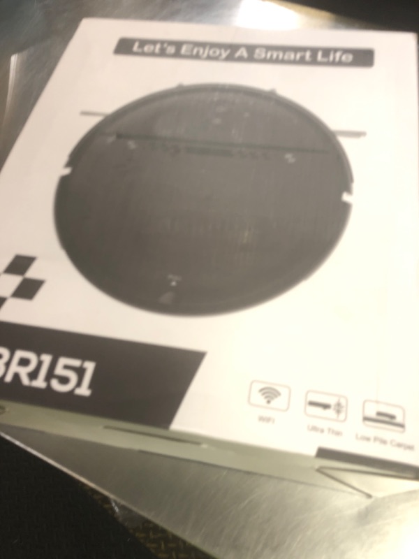 Photo 1 of Robot Vacuum and Mop Combo, 2-in-1 Mopping Robot Vacuum Cleaner with 2300Pa Suction, 2.87'' Slim Design, Wi-Fi/App/Voice Control, 3D Obstacle Avoidance&Self-Charging for Hard Floors, Carpets, Pet Hair