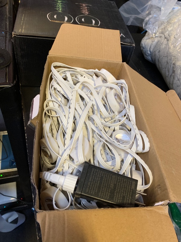 Photo 1 of 100ft Smart Permanent Outdoor Lights for House, RGB+IC Christmas Eave Lights, 90 Modes, App/Remote Control, IP65 Waterproof, 2-in-1 Roof /Patio Lighting for Christmas, Daily/Holiday Decor, 60Leds