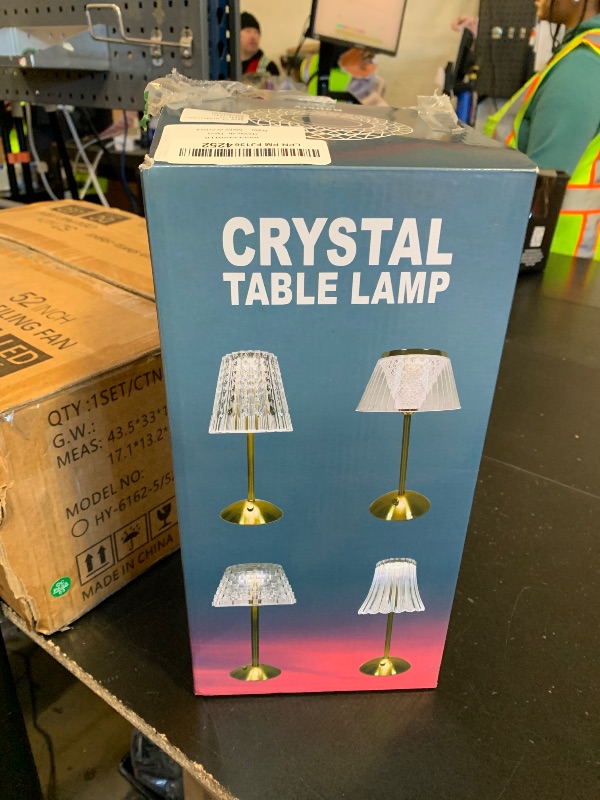 Photo 1 of ?3200mAh?Brass Table Lamp, 3 Colors+Dimmable+Touch Crystal Lamp LED Gold Lamp, Mood Lighting Mood Light, Brass Decor for Bedroom/Bathroom/Kitchen/Dinner/Bar/Entryway/Buffet, Traditional Home Decor