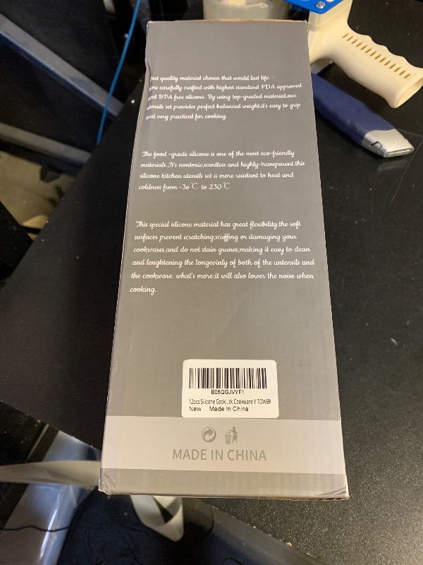 Photo 1 of 12 Pcs Purple Kitchen Utensils Set with Holder – Versatile Silicone Utensils Set for Cooking and Baking, Gentle on Pots and Pans, Heat-Resistant, Stylish, Easy to Clean, Purple Kitchen Accessories