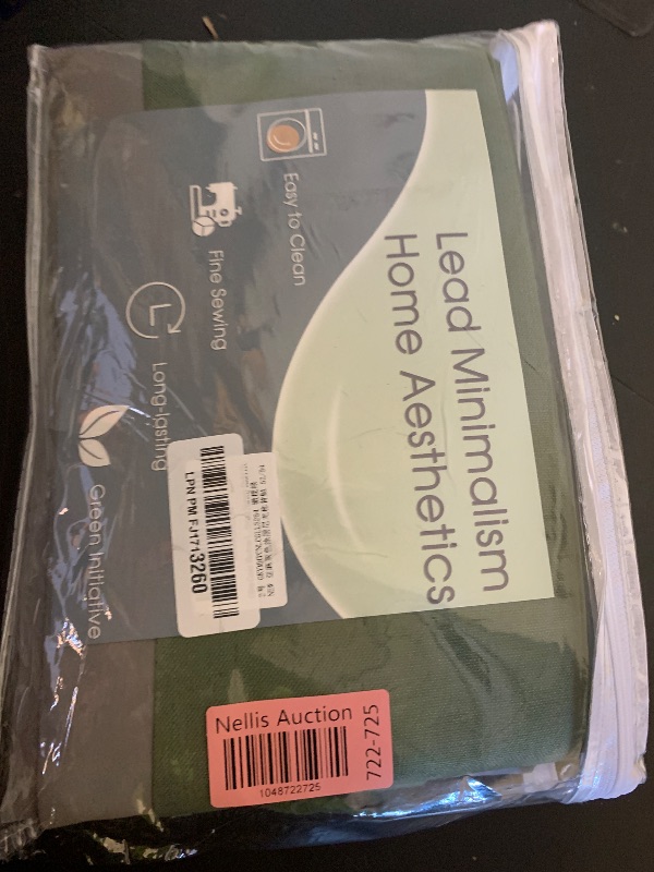 Photo 1 of 100% Blackout Linen Curtains 84 Inch Length 2 Panels Set Olive Green Luxury for Bedroom Windows Living Room Darkening Dark Green Thermal Insulated Drapes Nursery 7ft Long Back Tab Pleated Pocket