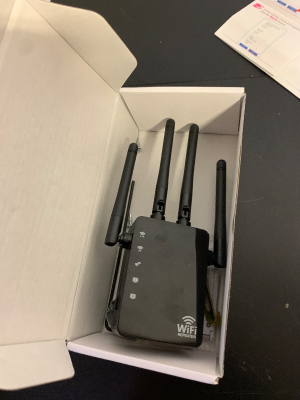 Photo 1 of 12880 Sq.Ft Range WiFi Extender Signal Booster Dual Band 5GHz/2.4GHz, 105-Device Compatibility, Simple Installation, WiFi Extender