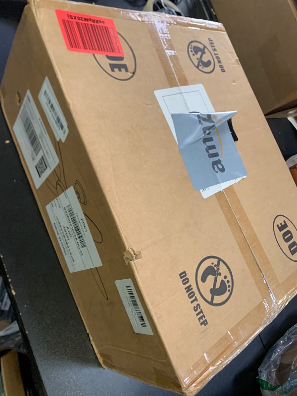 Photo 1 of **Missing screws--SELLING FOR PARTS**FUMLTP Ceiling Fans with Lights, 51 Inch Ceiling Fan with Light and Remote Control, Reversible, 3CCT, Dimmable, Noiseless, LED Black Ceiling Fan for Bedroom, Living Room, Indoor/Outdoor Use