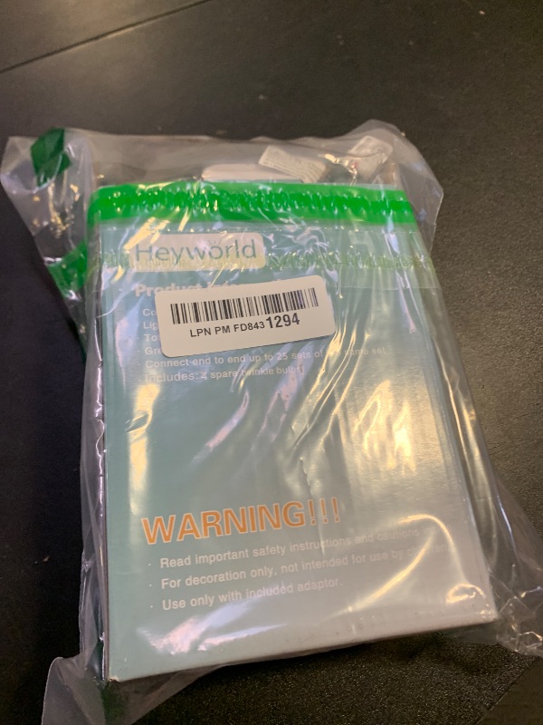 Photo 1 of 100 LED Slow Twinkle Lights, Soft Twinkling Christmas String Lights, UL Certified 27 Ft, Connect Up to 25 Sets, Indoor & Outdoor Christmas Decorations