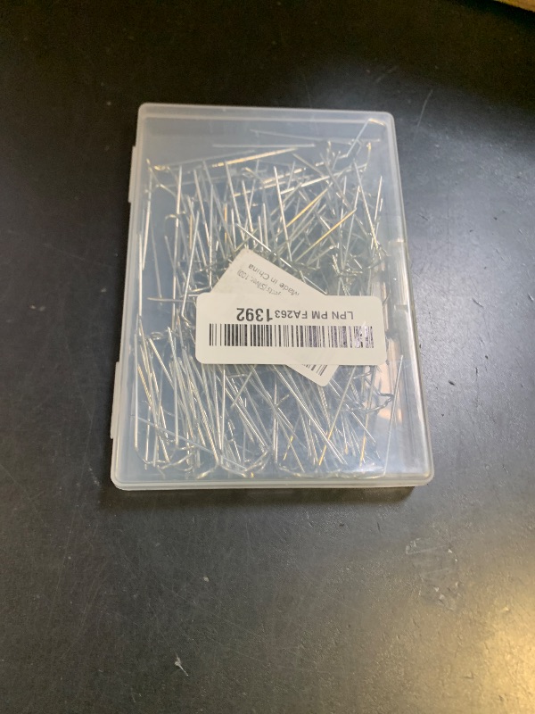 Photo 1 of 100 Pieces Floral Pins, 1.7 Inch Floral U-Pins Small Craft Plant Pin Greening Fern Clips for Floral Picks Foam Bouquet Straw Wreaths Making Supplies Holiday Flower Arrangements DIY Sewing Projects