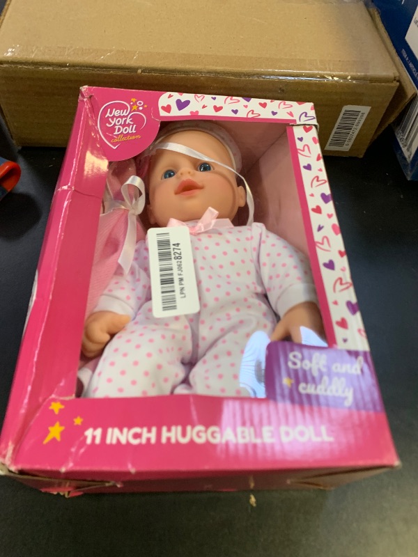 Photo 1 of 11 inch Soft Body Boy Baby Doll in Gift Box - Doll Pacifier Included -Toy Dolls for Boys and Toddlers (Caucasian)