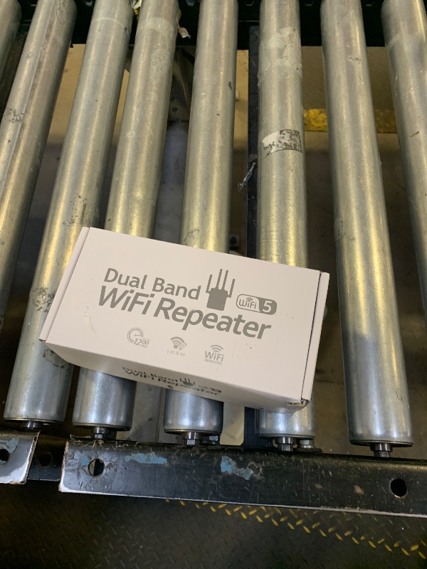 Photo 1 of 105-Device Compatible WiFi Extender Signal Booster, WiFi Extender, 12880 Sq.Ft Long Range, Dual Band 5GHz/2.4GHz 1200Mbps, Simple Installation for Home & Outdoor