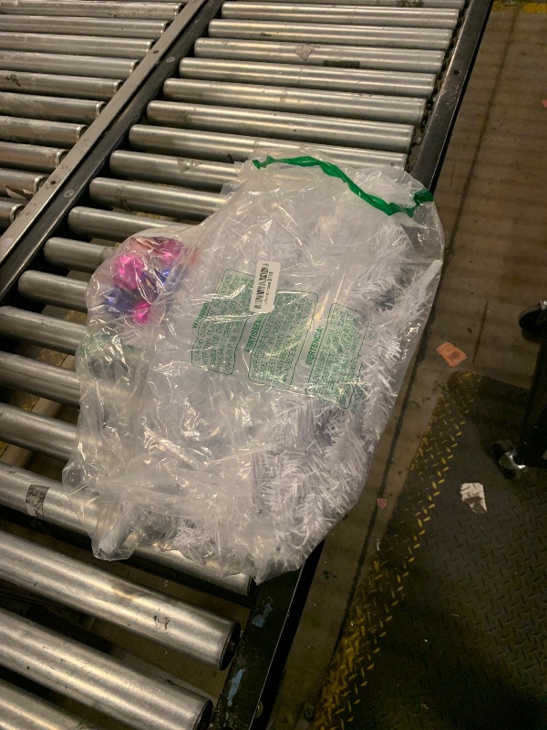 Photo 1 of [ Remote Control & 8 Modes ] 3 Ft Christmas Tree with Timer 50 Warm White & Multi Color Lights, 15 DIY Ornaments 3D Star Topper - Artificial Small Christmas Tree for Home Indoor Tables - White