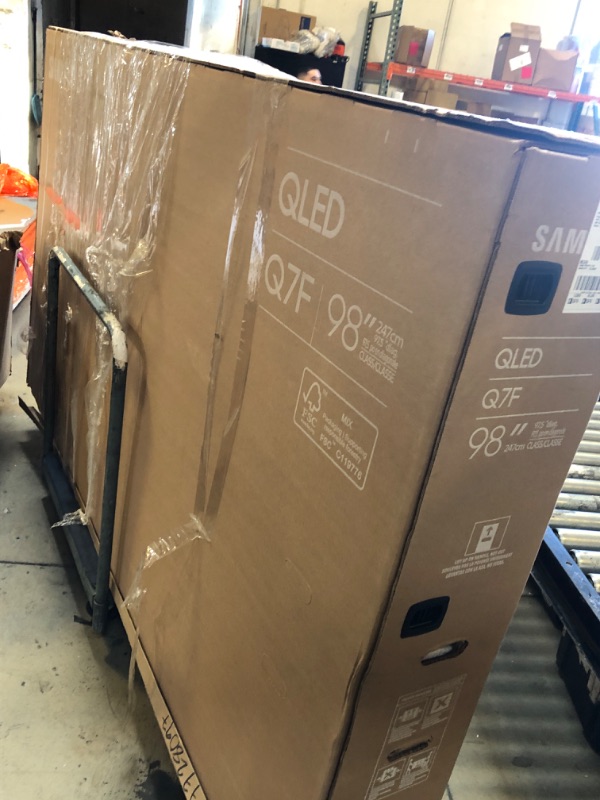 Photo 1 of *SOLD FOR PARTS** Samsung 98-Inch Class QLED Q7F Series Samsung Vision AI Smart TV (2025 Model, 98Q7F) Quantum HDR, Object Tracking Sound Lite, Q4 AI Gen1 Processor, 4K upscaling, Gaming Hub w/Alexa Built-in