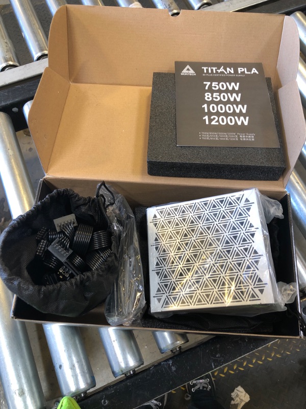 Photo 1 of Montech Titan PLA 1000W High-End ATX Gaming Power Supply - 80 Plus Platinum & Cybenetics Platinum - Fully Modular - ATX 3.1 & PCIe 5.1 Ready -10 Years Coverage - White
